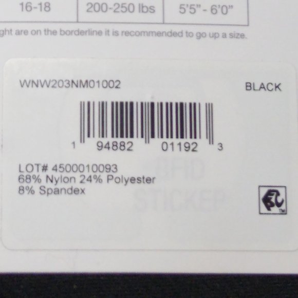 Warner's Blissful Benefits No Muffin Top Textured Leggings L/XL Black Camouflage - Picture 9 of 12